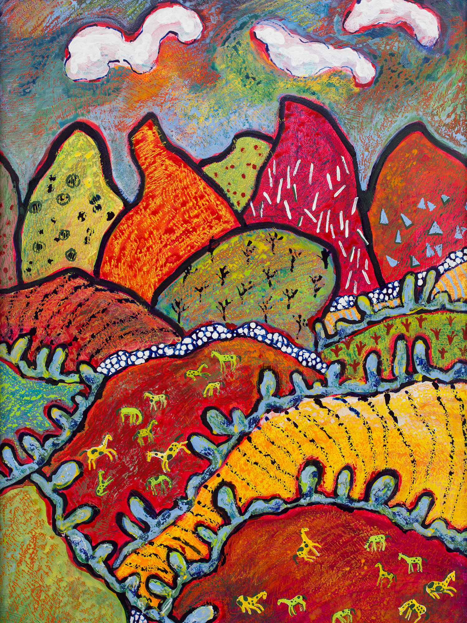 Whimsical Landscape in Daylight